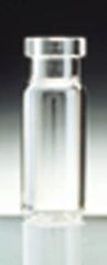 Image of National Scientific Wide Opening Crimp-Top Vials VW60851T-1232 Unassembled Vial Kits Clear Vials