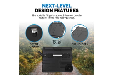 Image of NewAir 48 Qt. Portable 12v/24v Electric Fridge/Freezer, Black, NPR048GA00