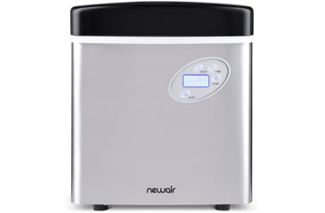 Image of NewAir 50 lbs. Countertop Ice Maker, Black / Stainless Steel, AI-215SS