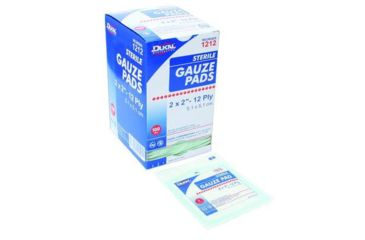 Image of North Safety Products/Haus Gauze Pads Sterile 2x2 Pk100 067622, Unit PK