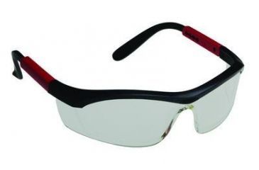 Image of North Safety Products/Haus Glasses Tornado Blk Clr Lens T57505B, Unit EA