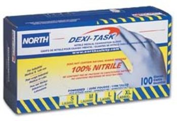 Image of North Safety Products/Haus Glove Nitrile 5 Ml Med PK100 LA049/M