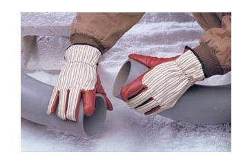 Image of North Safety Products/Haus Gloves Knit Ntrl Brwn M PK12PR 85/27295M