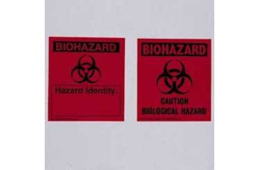 Image of Nutheme Labels Biohazard Id Orng PK10 LZB7020