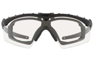 Image of Oakley SI Industrial M Frame 3.0 PPE Sunglasses - Men's, Matte Black Frame, Clear Lens, 2XL, OO9146-914651-32