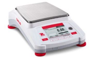 Image of Ohaus AX622N/E Adventurer Analytical and Precision Balance w/External Calibration,White,620g 30100635