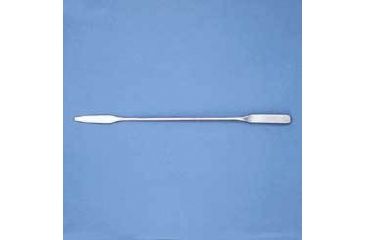 Image of Ontario Knife Spatula, Stainless Steel, Double Blade, Flat Ends, Glazed Finish 12 Spatula Antistat Ss Dbl 8INPK3