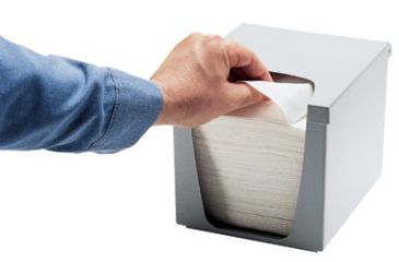 Image of Kimberly Clark 1/4 Folded Wiper Dispenser Gre 412-09107, Unit EA