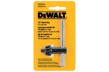 Image of DeWALT 1/2in Chuck Key 1/4in Pilo 115-DW2304, Unit EA