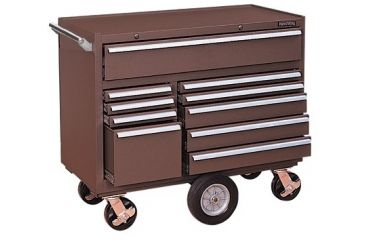 Image of Kennedy Mfg 10284 Roller Cabinet 10-drawer 444-4410B, Unit EA