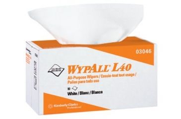 Image of Kimberly Clark 9.8x16.4in White Wypallplus Wi 412-05790, Unit CS