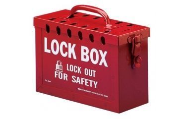 Image of Brady 13 Lock Group Lock Box Blue 262-45190, Unit EA