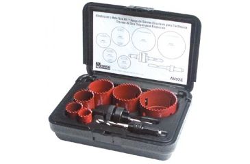 Image of M.K. Morse 19pc. Industrial Hole Saw Kit 497-AV06I, Unit PK