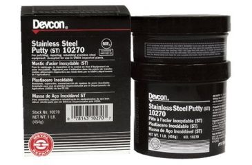 Image of Devcon 1lb Stainless Steelputty St 230-10270, Unit EA