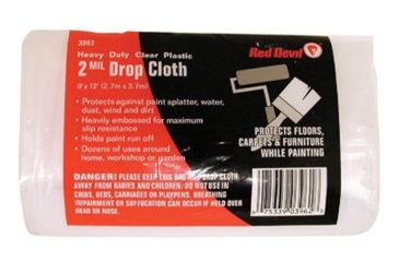 Image of ORS Nasco 2-mil. 9ftx12ft Plastic Drop C 630-3962, Unit EA