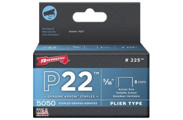 Image of Arrow Fastener 22516 P22 Staples 5/16in5000/b 091-225, Unit PK