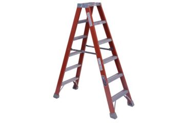 Image of Louisville Ladder 10ft Fiberglass Twin Stepladde 443-FM1510, Unit EA