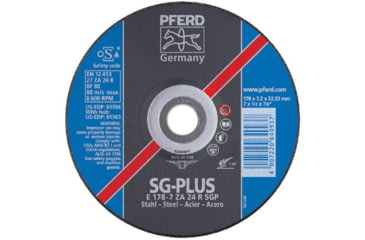 Image of ORS Nasco 4.5x1/4 Grinding Wheel 7/8 Ah 419-61553, Unit EA