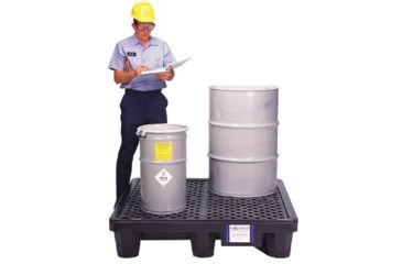 Image of UltraTech International, Inc. 2-drum Economy Spill Pallet W 877-2505, Unit EA