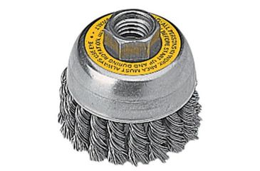 Image of DeWALT 3in Knotted Cup Brush Carbon S 115-DW4915, Unit EA