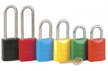 Image of Master Lock 5 Pin Black Safety Lockout Pad 470-6835BLK, Unit PK