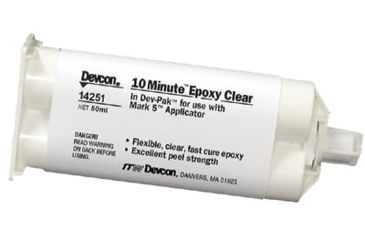 Image of Devcon 50ml 10 Minute Epoxy Clear 230-14251, Unit CS