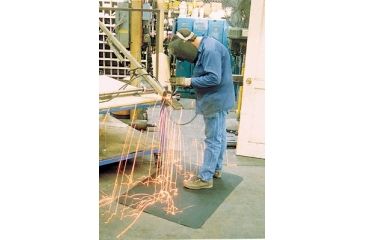 Image of Crown Mats and Mating #580 Spark-safe 1/2 Black 3ftx 284-CDL035TX, Unit EA