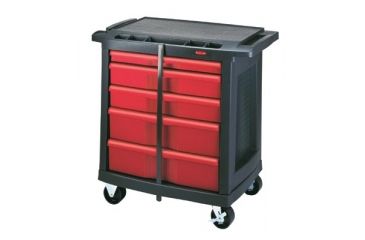 Image of Rubbermaid 5drawer Black Actionpacker Wo 640-7734-88, Unit EA