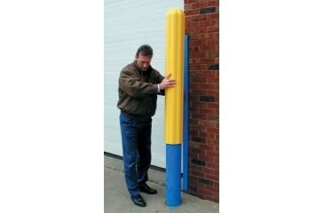 Image of Eagle Manufacturing 4in Bumper Post Sleeve-yellow 258-1732, Unit EA
