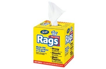 Image of Kimberly Clark (bx200) Scott Rags Ina Box 412-75260, Unit CS