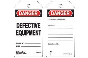 Image of Master Lock Do Not Use - Unsafe Safety Tag 470-S4006, Unit PK