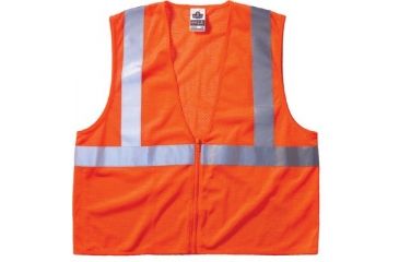 Image of Ergodyne Economy Vest Class Ii Mesh Zip 150-21045, Unit EA