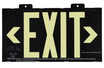 Image of Jessup Glo Brite Eco Framed Exit Sign 397-7022-B, Unit EA