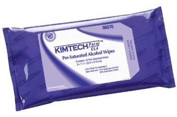 Image of Kimberly Clark Kimtech Premoistend Whtwipes 4 412-06070, Unit CS