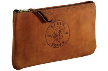 Image of Klein Tools Leather Accessory Bag 409-5139L, Unit EA
