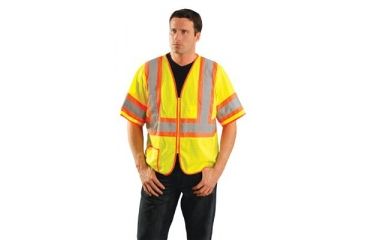 Image of OccuNomix Occulux 2 Tone Mesh Vestw/zipp 5011147870, Unit EA
