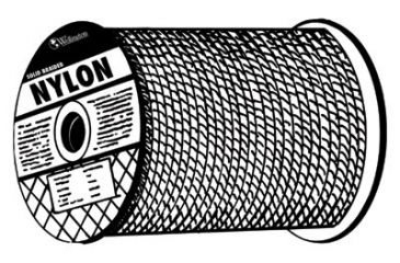 Image of Hooven Allison LLC. Rope 1/4x1000ft Solidbraid Ny 811-10131, Unit EA