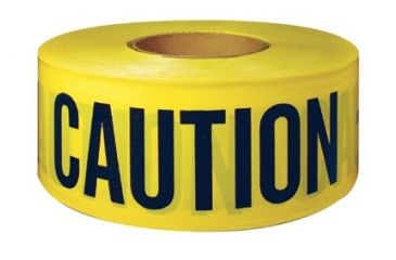 Image of Intertape Polymer Group Ut-600rd 3inx1000ft Red Danger 761-600RD-1000, Unit EA