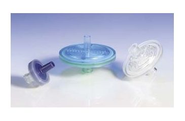 Image of Pall Acrodisc Sterile Syringe Filters with Supor PES Membrane 25mm, Pack of 50, Red. 0.1 um