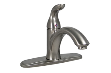 Image of Phoenix Faucets By Valterra Single Handle Hybrid Kitchen Faucet With Side Sprayer, Brushed Nickel, PF231422