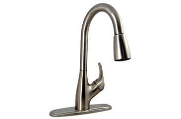 Image of Phoenix Faucets By Valterra Single Handle Pull Down Hybrid Kitchen Faucet w/ Spray Shut Off Chrome, PF231361
