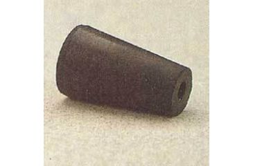 Image of Plasticoid Black Rubber Stoppers, One-Hole 8--M291