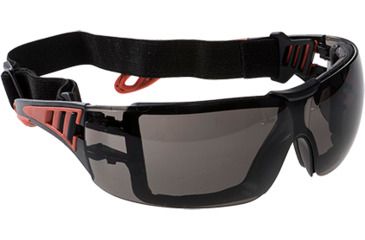 Image of Portwest Tech Look Plus Glasses, Smoke, PS11SKR