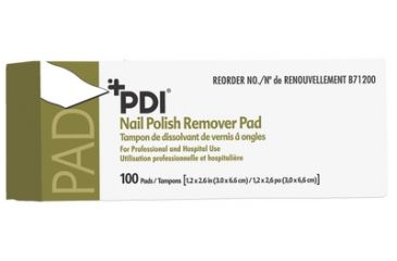 Image of Professional Disposables Pdi Nail Polish Remover 100PK B71200, Package
