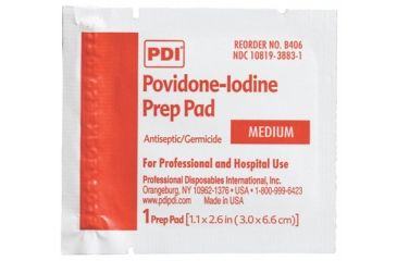Image of Professional Disposables Prep Iodine Pvp Med BX100 B40600, Box