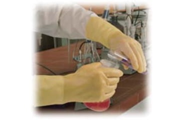 Image of Protective Industrial Products Glove Nat Latex 17MIL M PK12PR 47-L170N-M