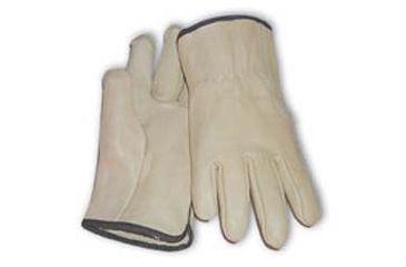 Image of Protective Industrial Products Gloves Brown Hem Leather L 101/L