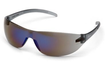 Image of Pyramex Alair Safety Glasses - Blue Mirror Lens, Blue Mirror Frame S3275S
