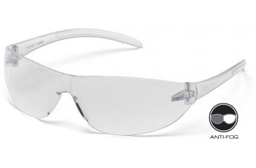 Image of Pyramex Alair Safety Glasses - Clear Anti-Fog Lens, Clear Frame S3210ST