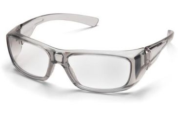 Image of Pyramex Emerge Safety Glasses, Gray Frame/Clear Lens SG7910DRX